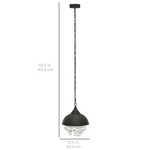 Vintage Style Iron Lighting - Black