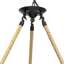 Load image into Gallery viewer, Rope Design 6-Light Chandelier Pendant Lighting Fixture
