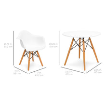 Load image into Gallery viewer, Kids Modern Mini Multifunctional Round Table Set w/ 2 Chairs

