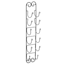 Load image into Gallery viewer, Wall Mount Towel, Wine, Hat Rack - Black
