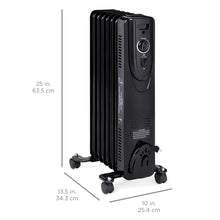 Load image into Gallery viewer, 1500W Energy-Efficient Radiator Heater w/ Safety Shut-Off
