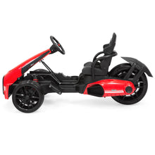 Load image into Gallery viewer, 12V Kids Go-Kart Racing Ride-On Car w/ Push-to-Start, 2 Speeds, Horn
