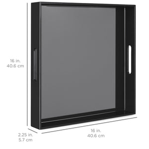 16x16in Decorative Catch-All Valet Serving Tray