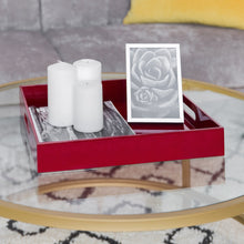 Load image into Gallery viewer, 16x16in Decorative Catch-All Valet Serving Tray
