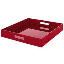 Load image into Gallery viewer, 16x16in Decorative Catch-All Valet Serving Tray
