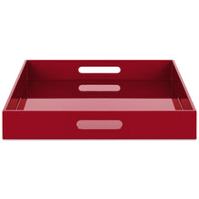 Load image into Gallery viewer, 16x16in Decorative Catch-All Valet Serving Tray

