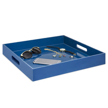 Load image into Gallery viewer, 16x16in Decorative Catch-All Valet Serving Tray
