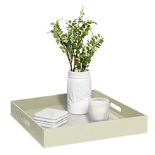 Load image into Gallery viewer, 16x16in Decorative Catch-All Valet Serving Tray
