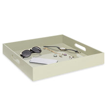 Load image into Gallery viewer, 16x16in Decorative Catch-All Valet Serving Tray
