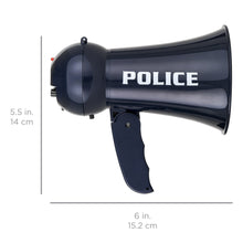 Load image into Gallery viewer, Set of 2 Kids Fire Police Megaphone Toy Set w/ Talk, Siren, Volume Control
