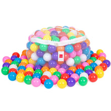Load image into Gallery viewer, 4-in-1 Kids Multicolor Ball Pit Tent Play Set w/ 200 Balls, Storage Bag
