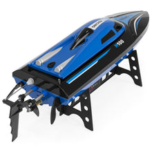 Load image into Gallery viewer, Kids 2.4GHz High Speed RC Racing Boat Toy w/ LCD Screen Remote - Blue

