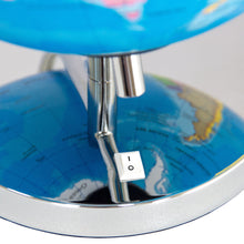 Load image into Gallery viewer, 7.5in Light-Up World Geographical Globe w/ Constellations and Illustrations
