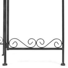 Load image into Gallery viewer, 5-Tier Multi-Level Adjustable Folding Metal Plant Stand Display, 28in Tall
