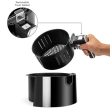 Load image into Gallery viewer, 4.4qt 1400W Digital Compact Air Fryer w/ 8 Presets, Recipes
