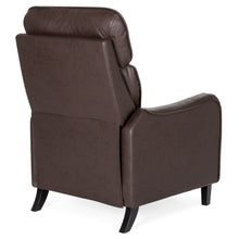 Load image into Gallery viewer, Faux Leather English Roll Arm Chair Recliner w/ 160-Degree Recline, Leg Rest

