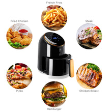 Load image into Gallery viewer, 4.4qt 1400W Digital Compact Air Fryer w/ 8 Presets, Recipes
