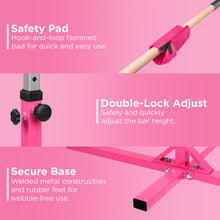 Load image into Gallery viewer, Junior Training Bar for Kids w/ Bar Cushion, Adjustable Height &amp; Width

