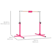 Load image into Gallery viewer, Junior Training Bar for Kids w/ Bar Cushion, Adjustable Height &amp; Width
