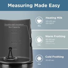 Load image into Gallery viewer, Automatic Electric Milk Frother Steamer w/ Texture Control
