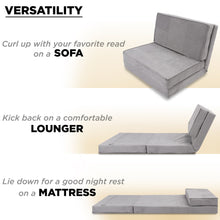 Load image into Gallery viewer, 5-Position Ergonomic Portable Chair, Lounger, and Mattress w/ Non-Slip Feet
