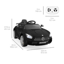 Load image into Gallery viewer, Kids 12V Officially Licensed Mercedes GTR Ride-On Car w/ Parent Control
