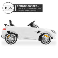 Load image into Gallery viewer, Kids 12V Officially Licensed Mercedes GTR Ride-On Car w/ Parent Control
