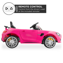 Load image into Gallery viewer, Kids 12V Officially Licensed Mercedes GTR Ride-On Car w/ Parent Control
