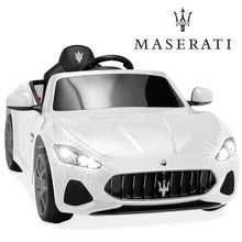 Load image into Gallery viewer, Kids 12V Licensed Maserati GranCabrio Ride On Car w/ Remote Control, AUX

