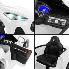 Load image into Gallery viewer, Kids 12V Licensed Maserati GranCabrio Ride On Car w/ Remote Control, AUX

