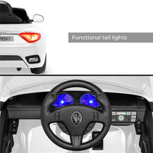Load image into Gallery viewer, Kids 12V Licensed Maserati GranCabrio Ride On Car w/ Remote Control, AUX
