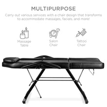Load image into Gallery viewer, Massage Bed, Spa and Salon Chair w/ Hydraulic Stool
