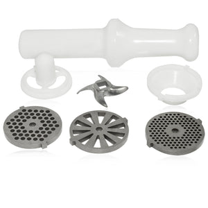2000W Stainless Steel Meat Grinder w/ 3 Speeds, 3 Cutting Plates - Silver